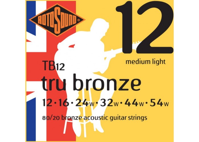 ROTOSOUND TB12 STRINGS PHOSPHOR BRONZE струны для акустической гитары