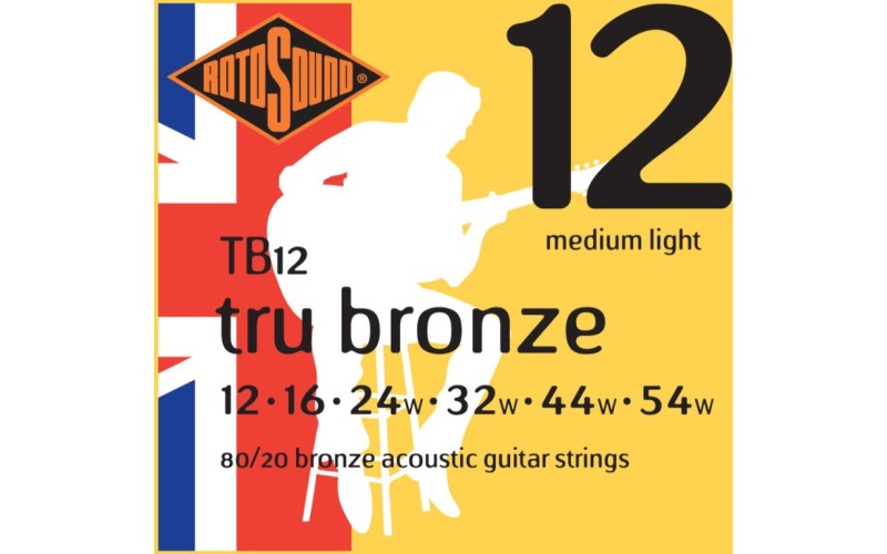 ROTOSOUND TB12 STRINGS PHOSPHOR BRONZE струны для акустической гитары