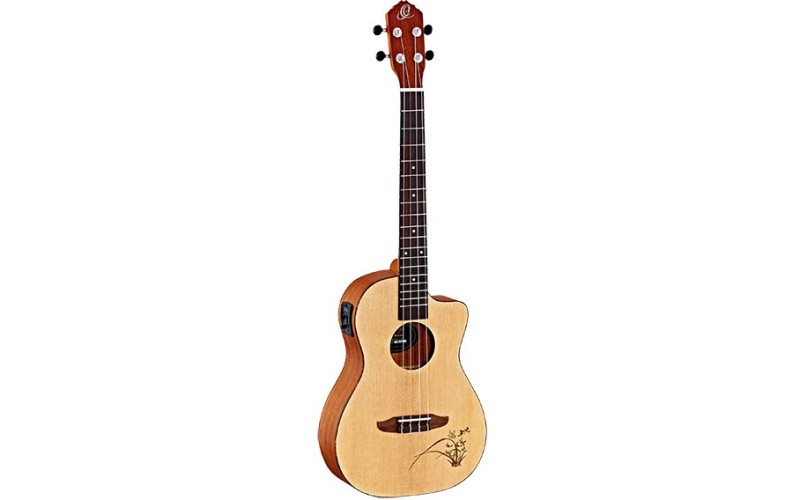 ORTEGA RU5CE-BA Bonfire Series Укулеле баритон со звукоснимателем, с вырезом