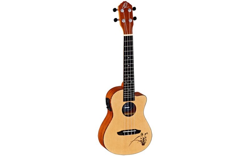 ORTEGA RU5CE Bonfire Series Укулеле концертный, со звукоснимателем, с вырезом