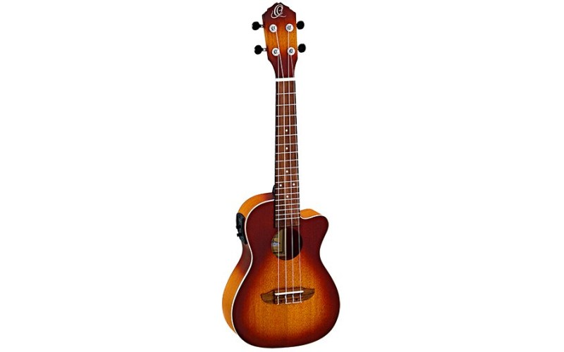 ORTEGA RUDAWN-CE Earth Series Укулеле концертный со звукоснимателем, с вырезом, санберст