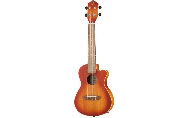 ORTEGA RUDAWN-CE Earth Series Укулеле концертный со звукоснимателем, с вырезом, санберст