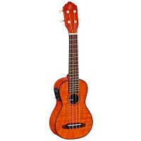 ORTEGA RUE10FMH Tiger Series Укулеле сопрано со звукоснимателем, с чехлом