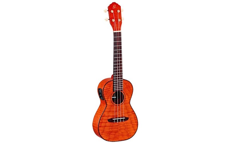 ORTEGA RUE11FMH Tiger Series Укулеле концертный со звукоснимателем, с чехлом
