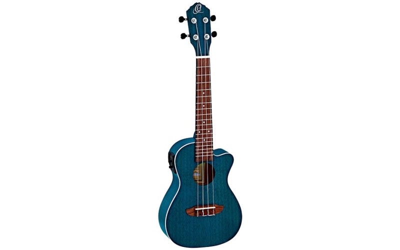 ORTEGA RUOCEAN-CE Earth Series Укулеле концертный со звукоснимателем, с вырезом, синий