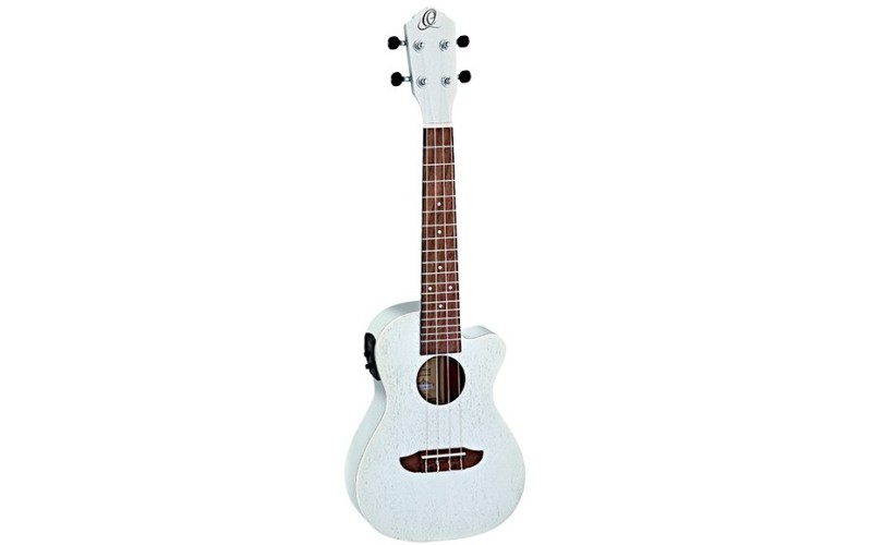 ORTEGA RUSILVER-CE Earth Series Укулеле концертный со звукоснимателем, с вырезом, серебристый