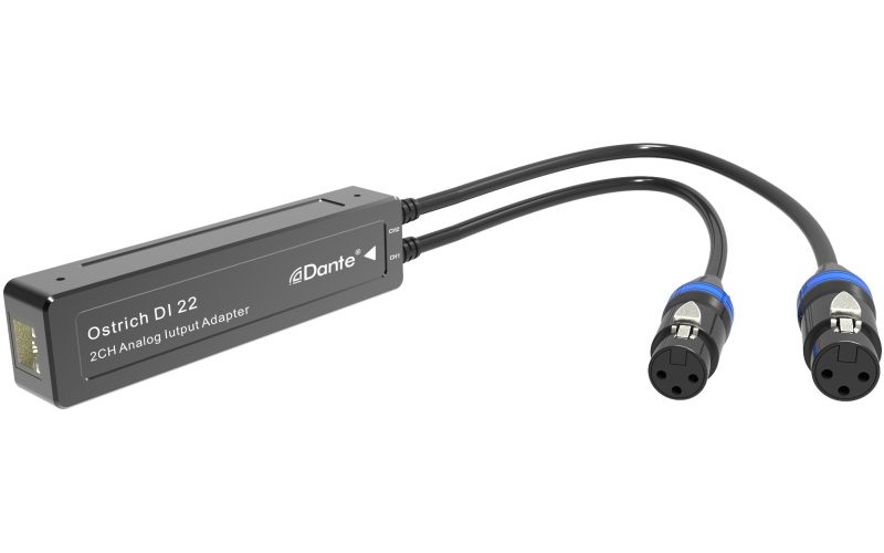 S-Track Ostrich DI 22 Мобильный Dante/аналог интерфейс
