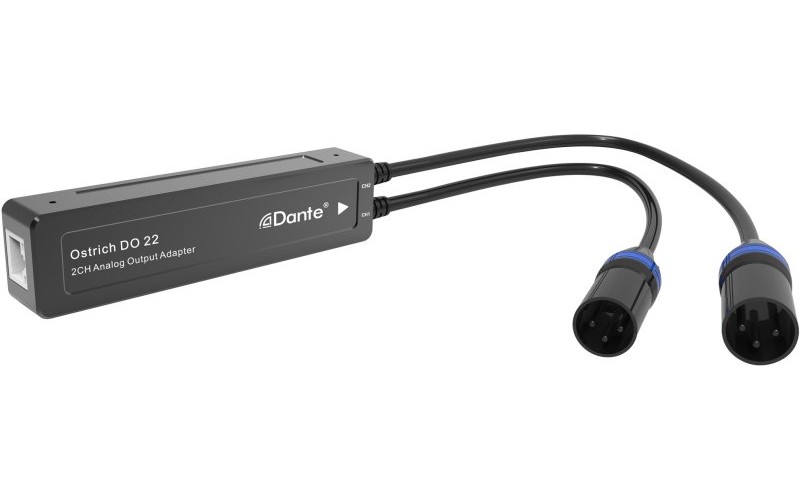 S-Track Ostrich DO 22 мобильный Dante интерфейс