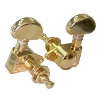 Samick GH102 GD(R3, L3) Grover - Колки для эл./ акуст. гитары, золотистое покрытие (компл.: 6 шт)