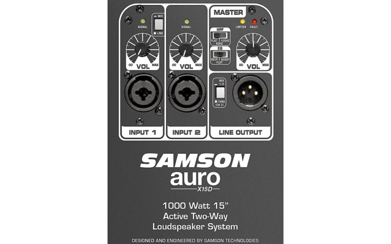 Samson Auro X15D 2-х полосная активная акустическая система