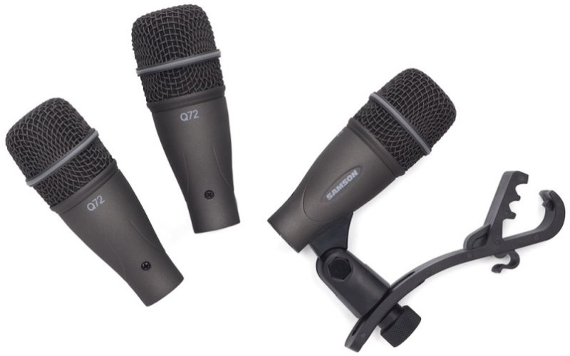 Samson DK703 - комплект микрофонов для барабанов, в наборе держатели для обода