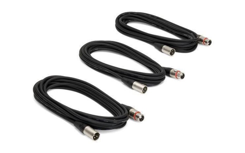 Samson MC18 комплект из 3-х микрофонных кабелей длиной 6 м
