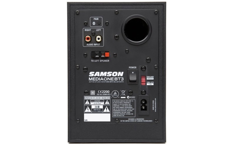 Samson MediaOne BT3 Bluetooth пара активных студийных мониторов