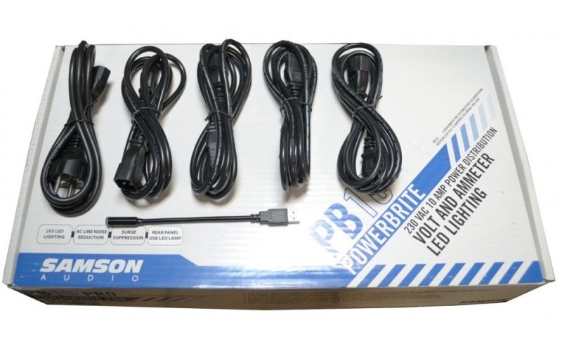 Samson Powerbrite PB10 рэковый фильтр сетевого питания на 9 приборов