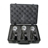 Samson Q6 3 Pack комплект из 3 микрофонов Q6 в кейсе для переноски