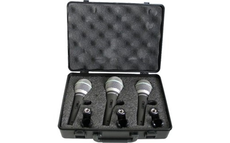Samson Q6 3 Pack комплект из 3 микрофонов Q6 в кейсе для переноски