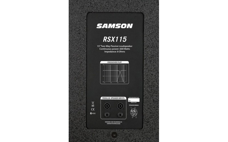 Samson RSX115 пассивная 2х полосная акустическая система