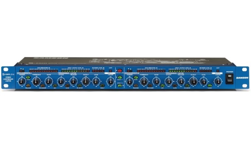 Samson S-com plus стерео компрессор/пиковый лимитер для студий