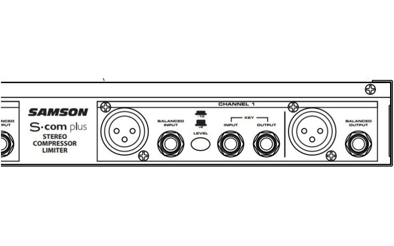 Samson S-com plus стерео компрессор/пиковый лимитер для студий