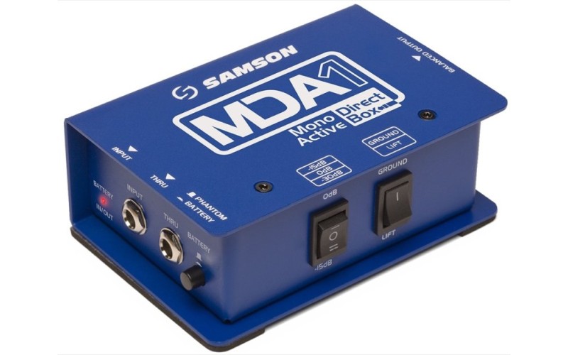 Samson S-MAX MDA1 активный директ-бокс для гитар и бас гитар