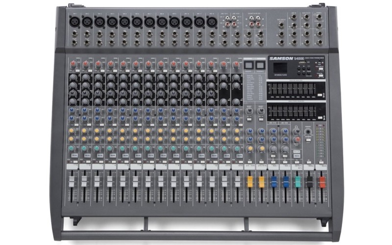 Samson S4000 20-канальный микшер/усилитель с MP3 плеером/рекордером