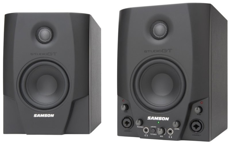 Samson STUDIO GT4 пара активных мониторов с USB-аудиоинтерфейсом