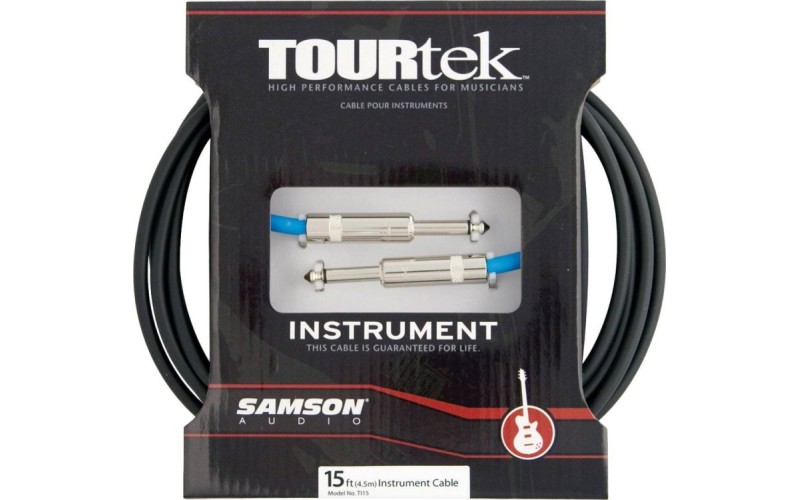 Samson TI15 Инструментальный кабель Jack-Jack, длина 4,5 м