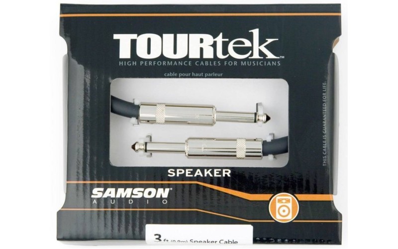 Samson TSQ3  Спикерный кабель 2х2,3 мм2 Jack-Jack, длина 1 м