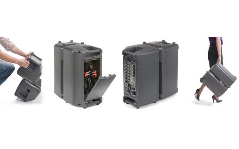 Samson XP308i Мобильный звуковой комплект: Две АС, микшер-усилитель