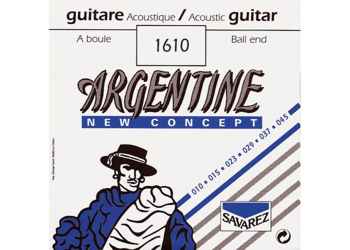 SAVAREZ 1610 Argentine - струны для акустической гитары SAVAREZ 1610 Argentine - струны для акустической гитары