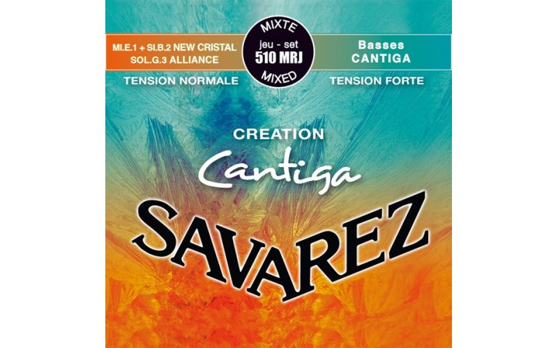 Savarez 510 MRJ Creation Cantiga Комплект струн для классической гитары, смешанное натяж, посеребр