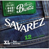 SAVAREZ A230XL - струны для 12 струнной акустической гитары