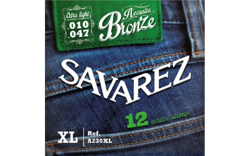SAVAREZ A230XL - струны для 12 струнной акустической гитары