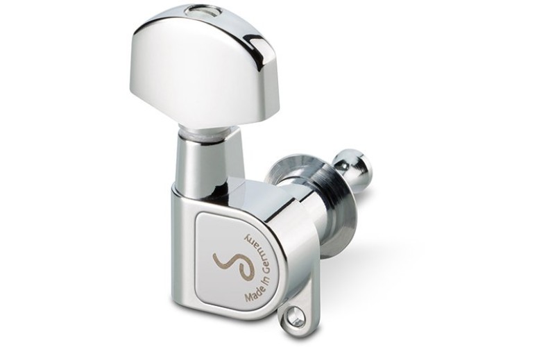 Schaller 10010223.02.36 M6 180 Комплект одиночной колковой механики, 3л+3п, большие, хром