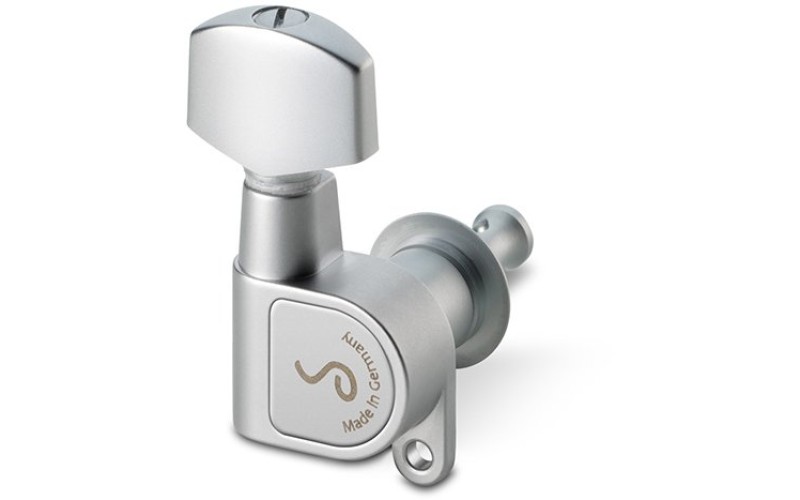 Schaller 10010320.01.36 M6 180 Комплект одиночной колковой механики, 6 левых, маленькие, мат.хром