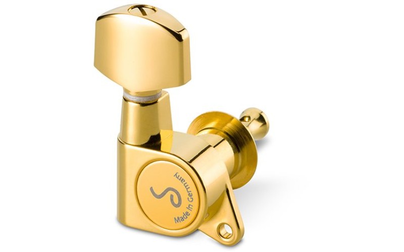 Schaller 10020520.01.36 M6 135 Комплект одиночной колковой механики, 6 левых, маленькие, золото