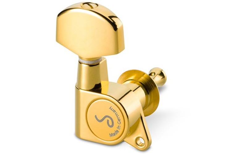 Schaller 10020523.02.36 M6 135 Комплект одиночной колковой механики, 3л+3п, большие, золото