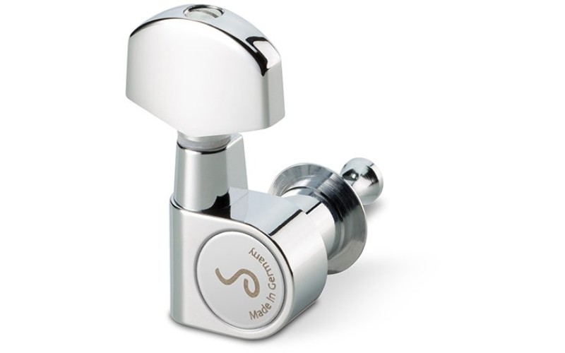 Schaller 10030223.02.36 M6 Pin Комплект одиночной колковой механики, 3л+3п левых, большие, хром