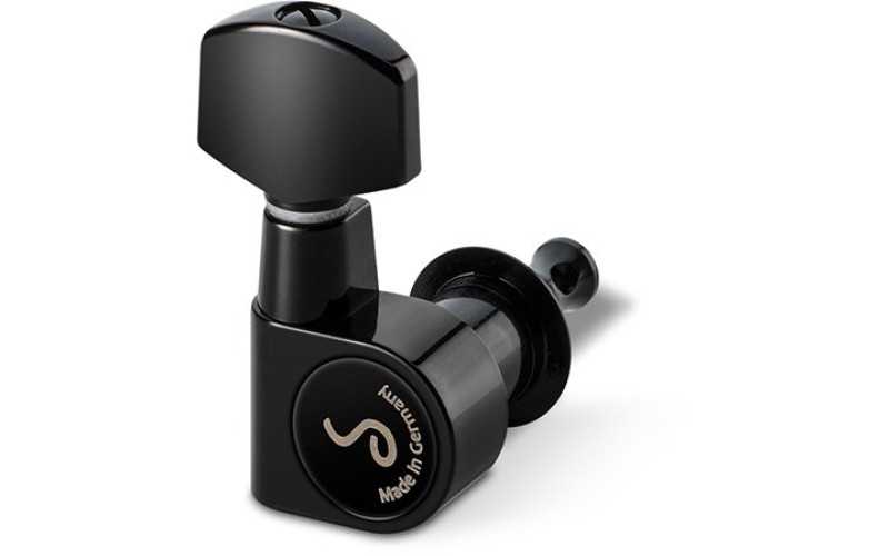 Schaller 10030420.01.36 M6 Pin Комплект одиночной колковой механики, 6 левых, маленькие, черн.хром