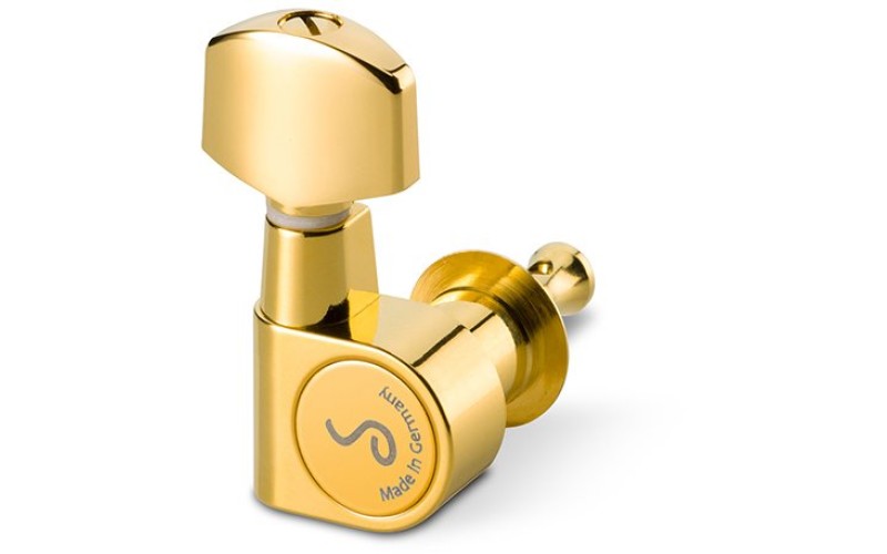 Schaller 10030520.01.36 M6 Pin Комплект одиночной колковой механики, 6 левых, маленькие, золото