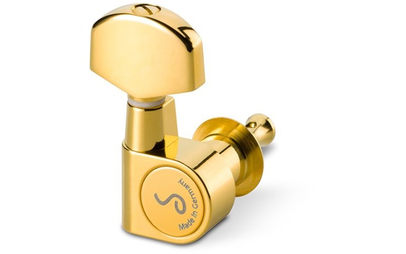 Schaller 10030523.02.36 M6 Pin Комплект одиночной колковой механики, 3л+3п левых, большие, золото