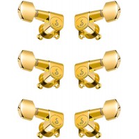 Schaller 10040523.01.36 M6 Mini Комплект одиночной колковой механики, 3л+3п, маленькие, золото