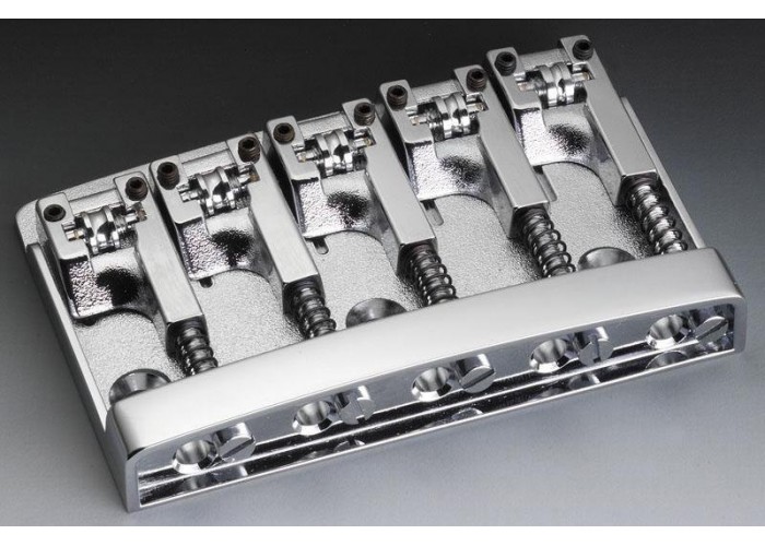 SCHALLER 12140200 (498) 3D-5 CH Бридж (струнодержатель) для 5-ти струнной бас-гитары