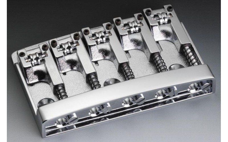 SCHALLER 12140200 (498) 3D-5 CH Бридж (струнодержатель) для 5-ти струнной бас-гитары