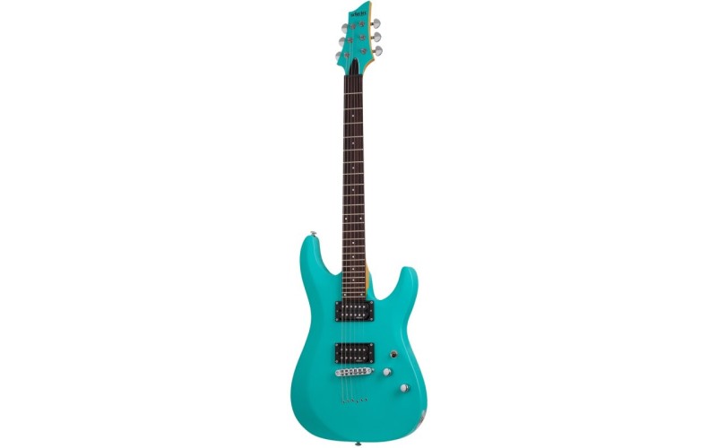 Schecter C-6 Deluxe SAQ Satin Aqua электрогитара