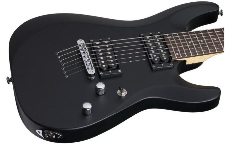 SCHECTER C-7 Deluxe SBK - электрогитара семиструнная