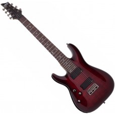 SCHECTER DAMIEN ELITE-7 CRED L/H - электрогитара леворукая, семиструнная