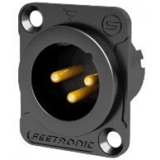 Seetronic MJ3F2C-BG панельный разъём XLR тип D
