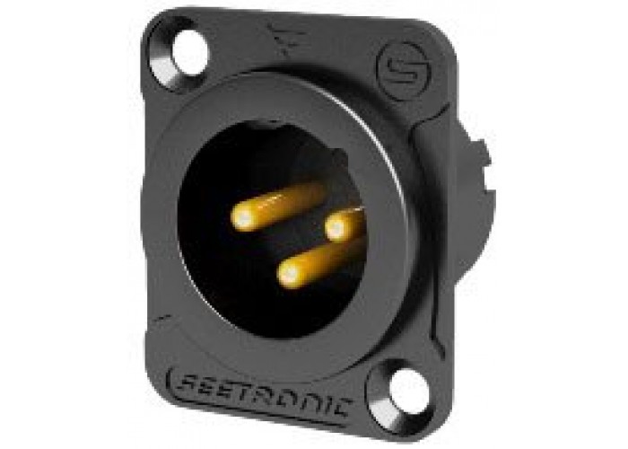 Seetronic MJ3F2C-BG панельный разъём XLR тип D