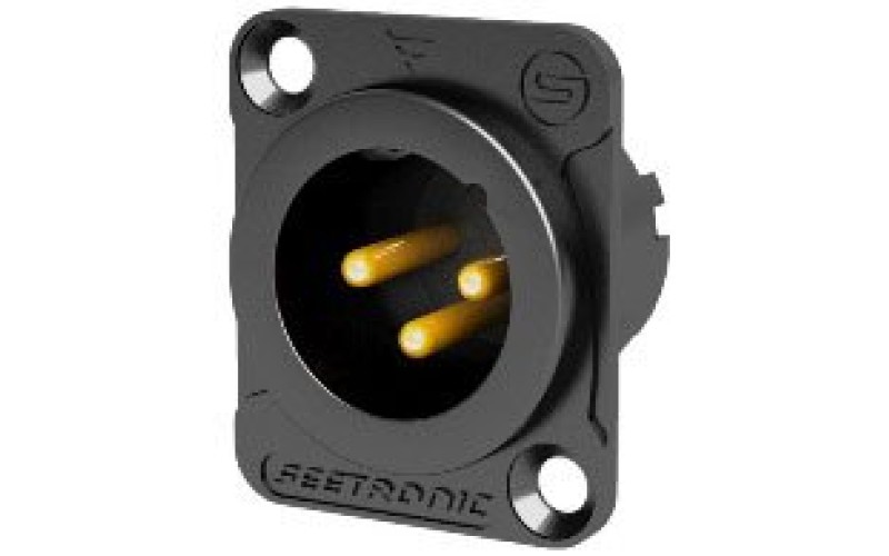 Seetronic MJ3F2C-BG панельный разъём XLR тип D